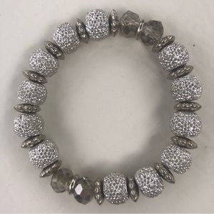 Silver & Crystal Stretch Bracelet❗️